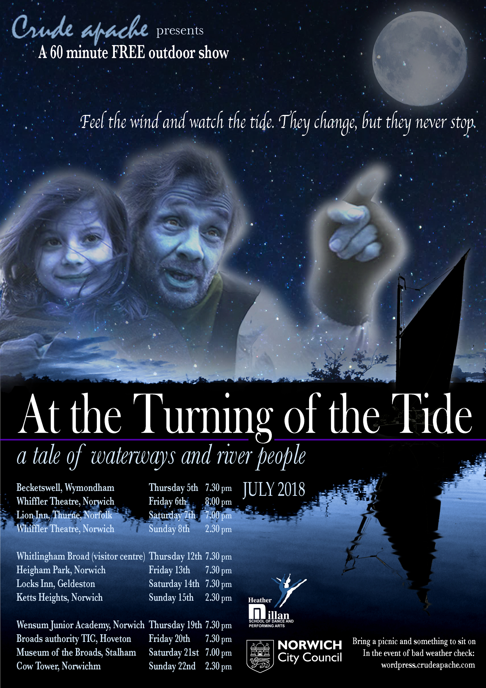 at the turning of the tide